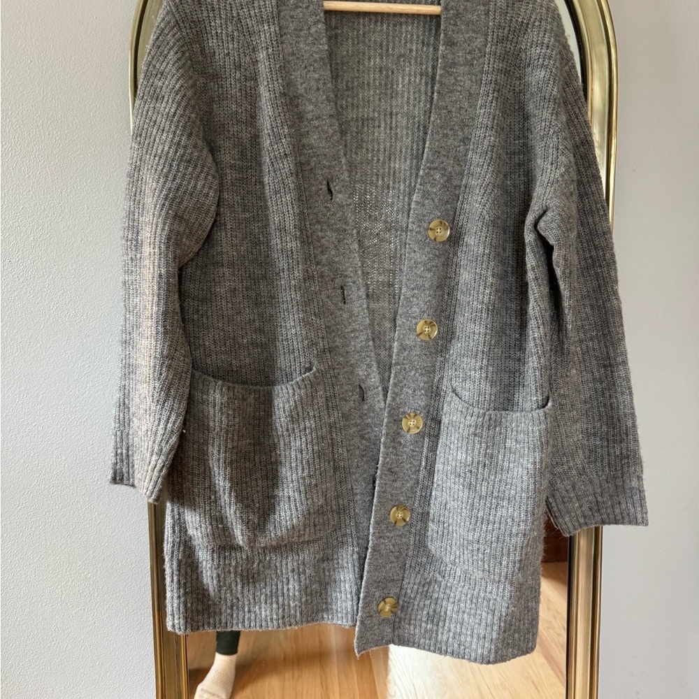 Everlane Alpaca Long Cardigan